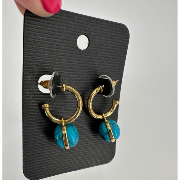 Tuckernuck Turquoise Rhodes Earrings - Picture 3 of 6